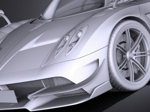 Pagani Huayra BC 2016 3D Model