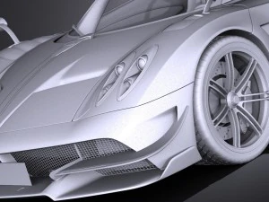 Pagani Huayra BC 2016 3D Model
