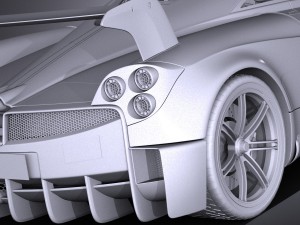Pagani Huayra BC 2016 3D Model