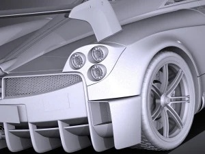 Pagani Huayra BC 2016 3D Model