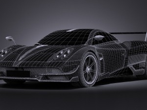 Pagani Huayra BC 2016 3D Model