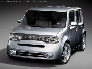Nissan Cube 3Dモデル