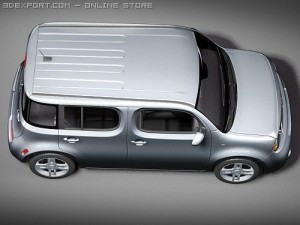 Nissan Cube 3Dモデル