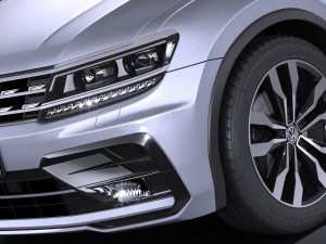 Volkswagen Tiguan r 2017 3D 模型