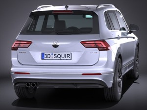 Volkswagen Tiguan r 2017 3D 模型