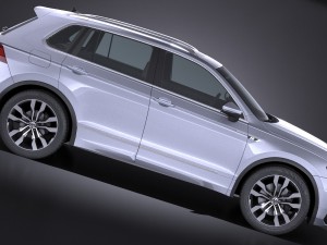 Volkswagen Tiguan r 2017 3D 模型