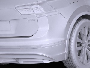 Volkswagen Tiguan r 2017 3D 模型