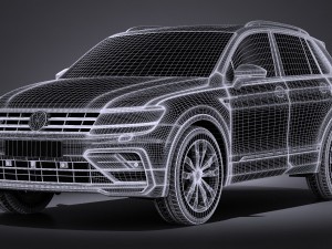 Volkswagen Tiguan r 2017 3D 模型
