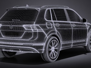 Volkswagen Tiguan r 2017 3D 模型