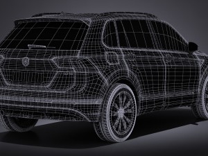 Volkswagen Tiguan r 2017 3D 模型
