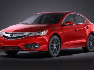 Acura ilx 2016 vray 3D Model