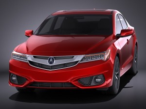 Acura ilx 2016 vray 3D Model