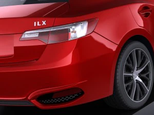 Acura ilx 2016 vray 3D Model