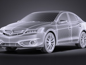 Acura ilx 2016 vray 3D Model