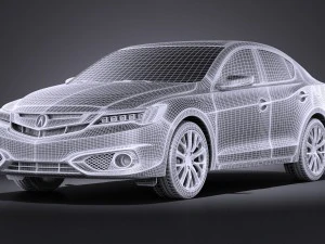 Acura ilx 2016 vray 3D Model