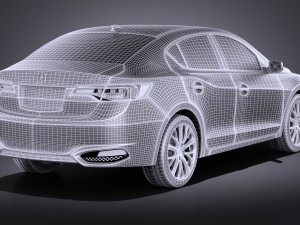 Acura ilx 2016 vray 3D Model