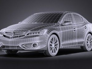 Acura ilx 2016 vray 3D Model