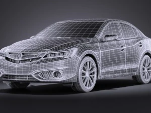 Acura ilx 2016 vray 3D Model