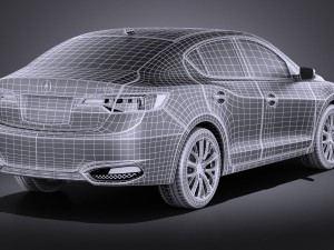 Acura ilx 2016 vray 3D Model