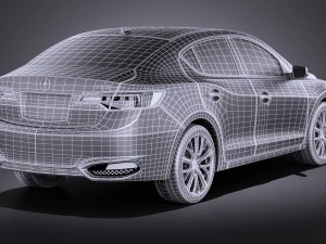 Acura ilx 2016 vray 3D Model