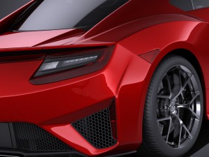 Acura NSX 2016 vray Modelo 3D