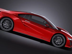 Acura NSX 2016 vray 3D Model