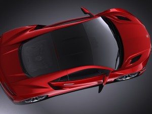 Acura NSX 2016 vray Modelo 3D