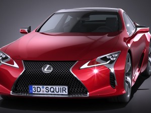 Lexus LC 500 2017 Modèle 3D