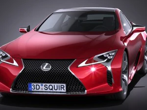 Lexus LC 500 2017 3D Model