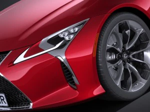 Lexus LC 500 2017 3D Model
