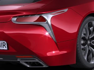 Lexus LC 500 2017 3D Model