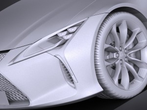 Lexus LC 500 2017 Modèle 3D