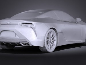 Lexus LC 500 2017 Modèle 3D