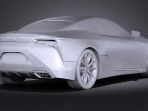 Lexus LC 500 2017 3D Model