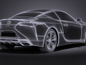 Lexus LC 500 2017 Modèle 3D
