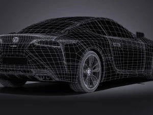 Lexus LC 500 2017 3D Model