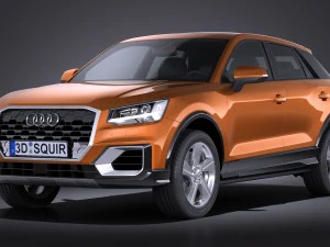 Audi Q2 2017 Modèle 3D