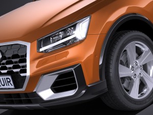 Audi Q2 2017 3Dモデル