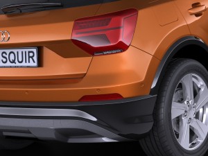Audi Q2 2017 3Dモデル