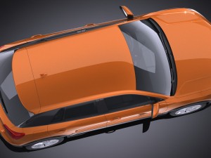 Audi Q2 2017 3Dモデル