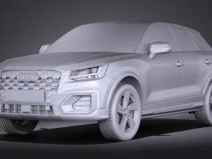 Audi Q2 2017 3D Model