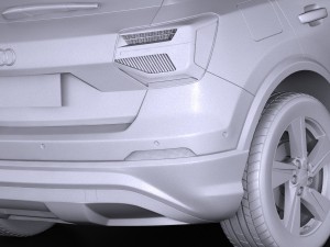 Audi Q2 2017 3Dモデル