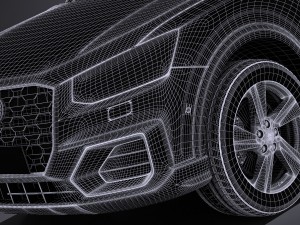 Audi Q2 2017 3Dモデル