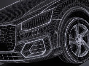Audi Q2 2017 3D Model