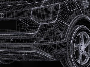 Audi Q2 2017 3D Model