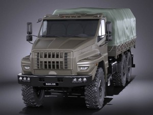 Gaz Ural Next 2015 Military 3D Modell