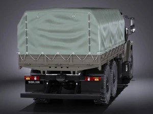 Gaz Ural Next 2015 Military 3D Model