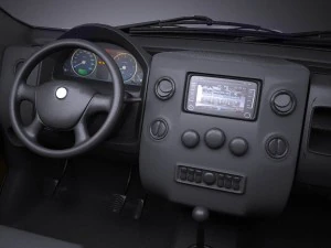 Gaz Ural Next 2015 Military 3D Model