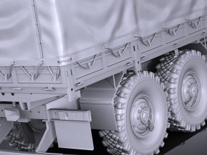 Gaz Ural Next 2015 Military 3D Modell