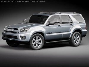 टोयोटा 4 रनर एसयूवी 2009 3D मॉडल